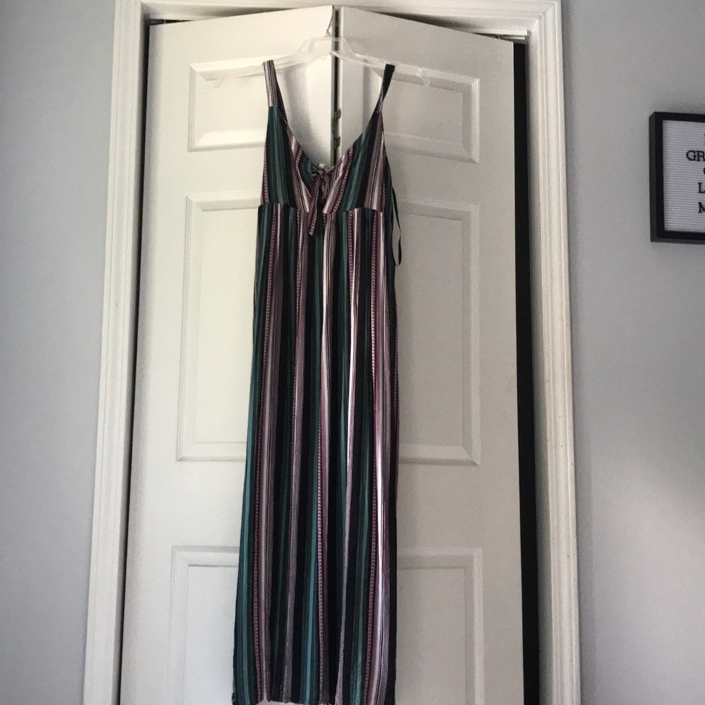 Striped maxi dress
